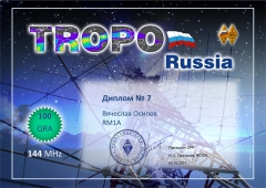 Tropo Russia 144 100 Award